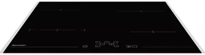Image de Table de cuisson vitrocéramique 59cm 4 feux 5900 noir - Sharp - KH6V08FT0K -