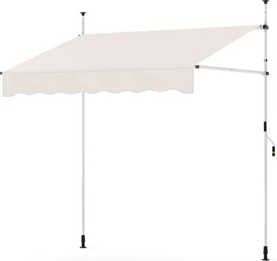 Immagine prodotto di Tenda da sole retrattile per balcone, senza fori, resistente ai raggi UV, 200 cm