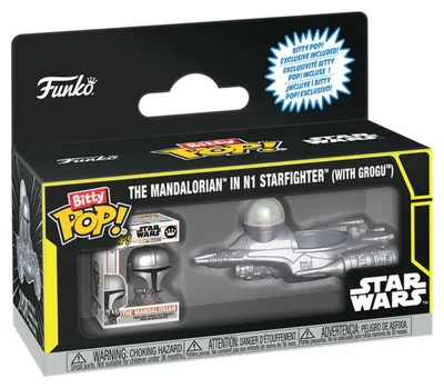 Produktbild von Funko Star Wars-bitty Pop Rides N1 W/mando Figur   Kinder  One Size