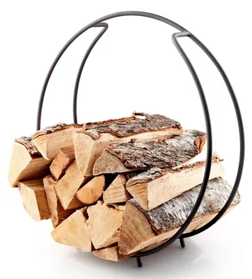Productafbeelding van Brandhoutrek - Houtrek - Staal - 62 cm - Zwart