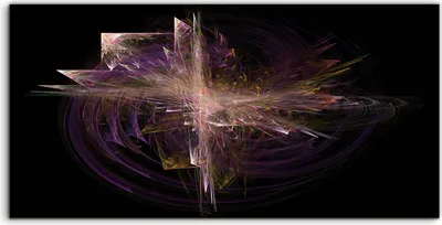 Produktbild von Coloray Acrylbild 120x60  Wandbild Acrylbilder kunst Modern fraktales Impressionismus