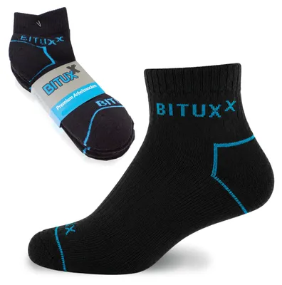 Produktbild von Bituxx 9 Paar Quaters Freizeit & Arbeitssocken Schwarz 43-46 MS-18507