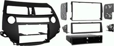 Immagine prodotto di Mascherina frontale 2-DIN con vano portaoggetti compatibile con Honda Accord/Crosstour USA