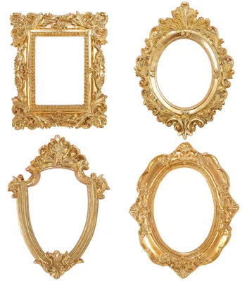 Produktbild von 4 Stück Vintage Mini Bilderrahmen für Desktop Dekoration