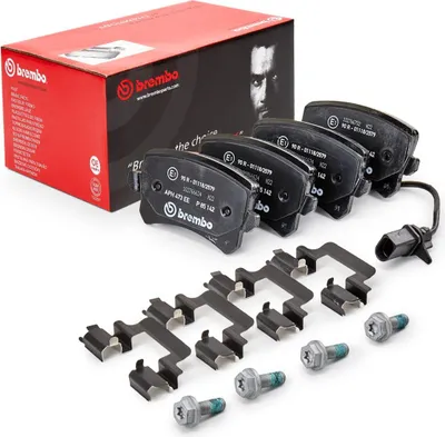 Produktbild von BREMBO P 85 142 Bremsbeläge Satz Hinten für AUDI Q3 (8UB, 8UG)