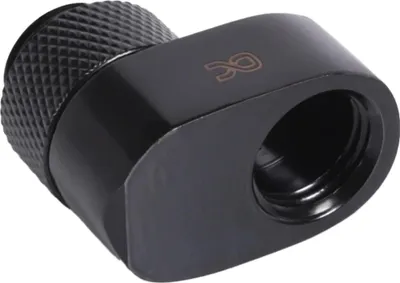 Produktbild von Eiszapfen 16mm Versatzstück drehbar G1/4 AG auf G1/4 IG (schwarz)