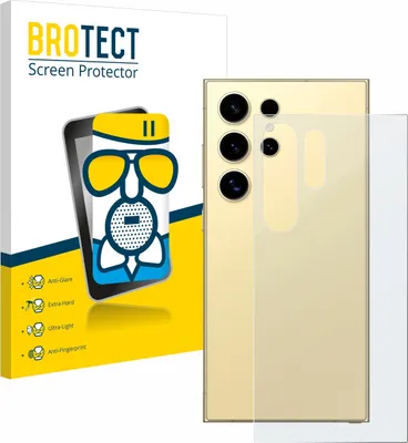 Produktbild von BROTECT Entspiegelungs Schutzglas für Samsung Galaxy S24 Ultra (Rückseite) Schutzfolie Panzer Folie Glas Display Schutz matt