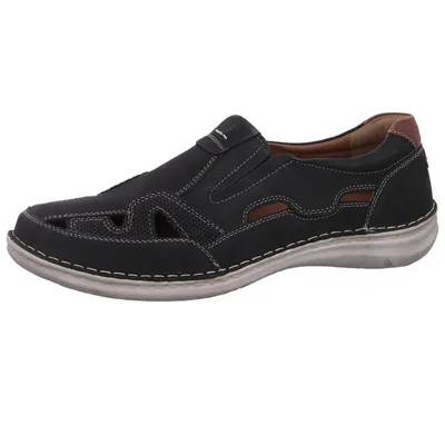 Produktbild von Josef Seibel ANVERS 77 Herrenschuhe - bequeme Slipper - Halbschuhe blau NEU