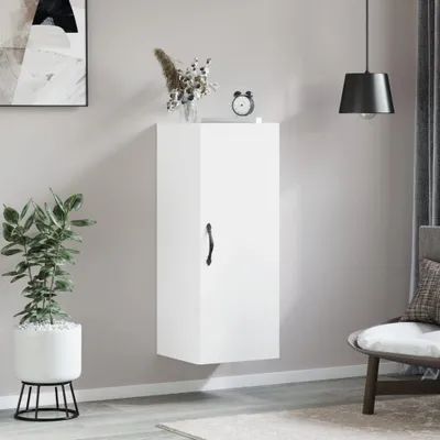 Produktbild von vidaXL Wandschrank Weiß 34,5x34x90 cm Holzwerkstoff