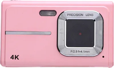 Obrázek produktu pro Digitální fotoaparát 48MP 1080P Záznam videa 5x zoom AF Automatické ostření 2,4palcová obrazovka Kompaktní fotoaparát pro studenty Cestování Party Růžová barva