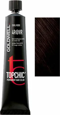 Obrázek produktu pro Goldwell Topchic Elumenated Barvy na vlasy 4R@VR, Dark Mahogany 60 ml