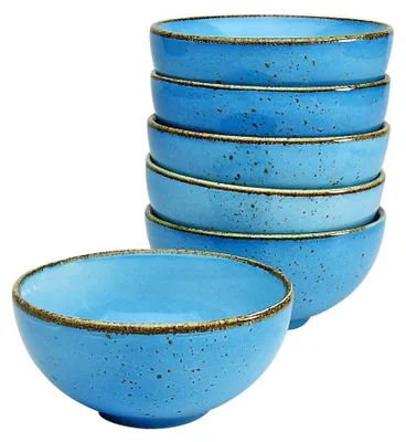 Produktbild von CreaTable, 22087, Nature Collection Blue, Dipschale 6-tlg, Steinzeug