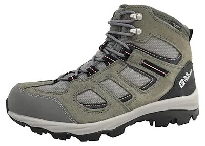 Image de Chaussures de sport Jack Wolfskin Vojo 3 Texapore Mid, chaussures de randonnée pour hommes, couleur verte