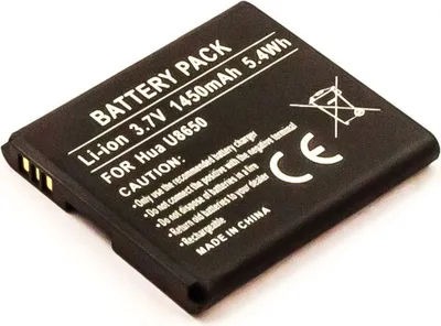 Produktbild von Akku für Huawei Ascend Y200T Li-Ion 3,7 Volt 1400 mAh schwarz.