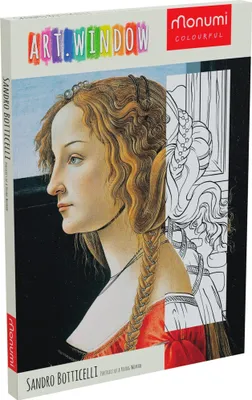 Produktbild von Kunstmalbuch "Porträt einer jungen Frau" Monumi