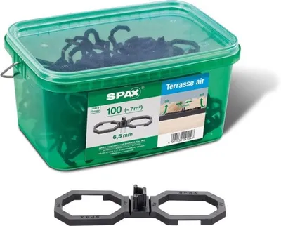 Obrázek produktu pro SPAX® 4009422565009 SPAX® Terrassen-Abstandshalter AIR 6,5 mm, 100 St.