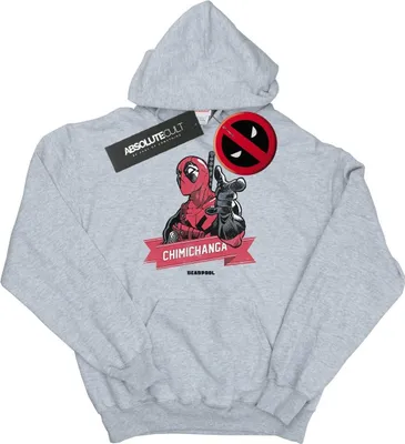 Image de Marvel - Sweat à capuche pour homme "Chimichanga Finger" BI9263 (S) (Gris)