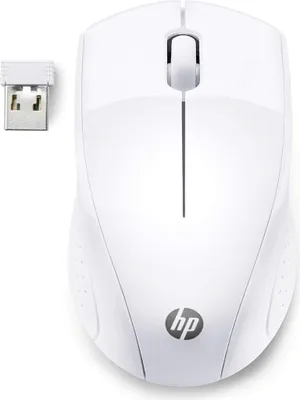 Obrázek produktu pro HP Bezdrátová myš 220 (sněhově bílá), Pro praváky i leváky, Optický, RF bezdrátový, 1600 DPI, Bílá