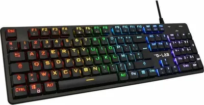 Produktbild von Die G-Lab French AZERTY Red Tastatur