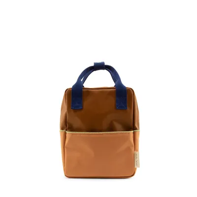 Obrázok produktu pre Batoh Sticky Lemon malý | lúky | colorblocking | domček na strome hnedý + ranná obloha - Braun