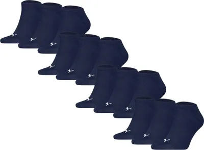 Produktbild von PUMA Uni Sneakersocken, 12er Pack - Sneaker Plain 12P, Logo, einfarbig Blau 35-38