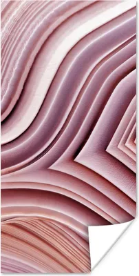 Produktbild von MuchoWow® Poster Natursteine - Rosa - Großaufnahme 20x40 cm - Plakat - Foto