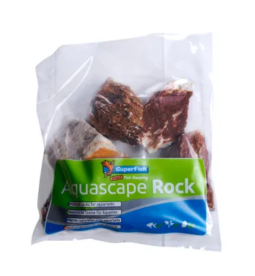 Productafbeelding van SuperFish Aquascape Cliff Rock aquascaping stenen | 5 kg zak | voor aquarium en terrarium