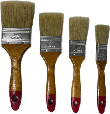 Zdjęcie produktu dla 96-częściowy zestaw pędzli płaskich 25/38/50/63 mm każdy 24 pędzle do malowania zestaw pędzli do malowania