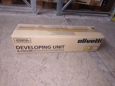Zdjęcie produktu dla Zestaw wkładu do drukarki Olivetti B1213 (żółty) do modeli Olivetti d-Color MF454/MF554/MF654