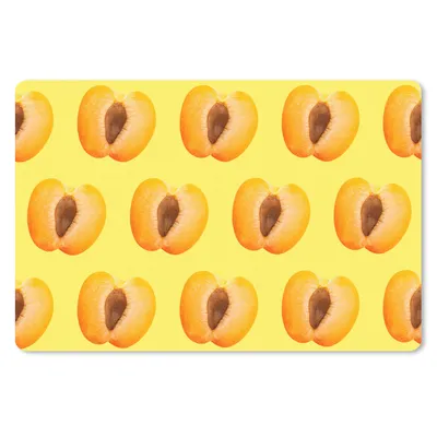 Produktbild von MuchoWow® Mauspad Mousepad Pfirsich - Muster - Farben 27x18 cm - Mousepads - Maus Mat - Pad - Mausunterlage - Büroartikel - Desk Matten