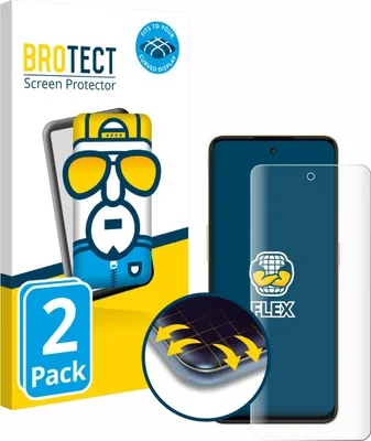 Produktbild von 2x BROTECT Fullscreen Schutzfolie für Nubia Neo 3 Displayschutz Folie Fullcover Klar Transparent