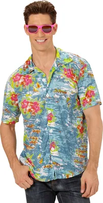 Produktbild von Hawaii Hemd - Hawaii shirt in hellblau Gr XL - S4311
