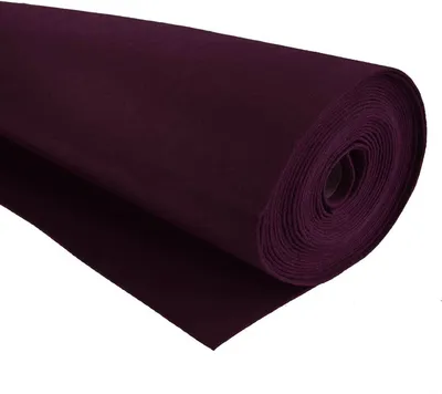 Filzstoff Meterware aubergine