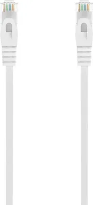 Produktbild von AISENS A145-0593, 0,5 m, Cat6a, U/UTP (UTP), RJ-45, RJ-45, Weiß