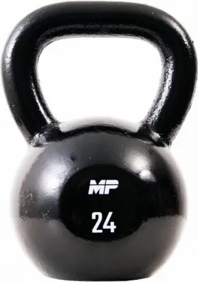 Produktbild von Muscle Power Gusseisen Kettlebell - Schwarz - 24 kg