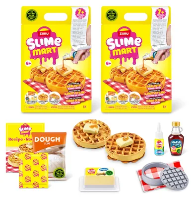 Image de Slime Mart, petit sachet (WAFFLES) de ZURU, pack de 2