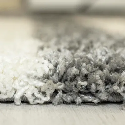 Produktbild von Homebyhome Teppich Hochflor Shaggy Kariert Design Teppich Wohnzimmer Flauschig Weich, Grösse: 120x170 cm