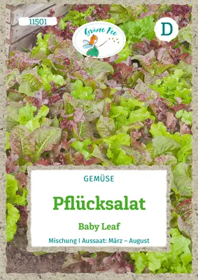 Produktbild von Grüne Fee - Pflücksalat Baby Leaf Samen - 11501