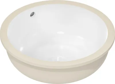 Produktbild von Unterbauwaschtisch Xuniva S 350x350mm o HL m ÜL weiß ohne SmartClean weiß ohne SmartClean