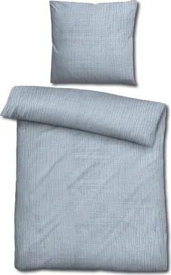 Immagine prodotto di Sleezzz® Musselin Bettwäsche blau 135 x 200 cm + 80 x 80 cm