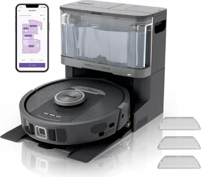 Zdjęcie produktu dla Shark PowerDetect Robot Sprzątający 2w1 Nawigacja 3D RV2800YEEU czarny 2024