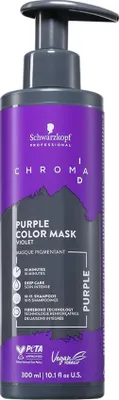 Image de Schwarzkopf Chroma ID Color Mask Purple 300ml - masque colorant semi-permanent