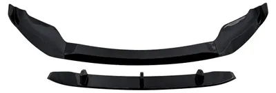 Immagine prodotto di Spoiler anteriore, facile da installare, compatibile con il SUV crossover base modello 2014-2018, spoiler anteriore nero