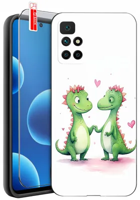 Zdjęcie produktu dla Etui Do Xiaomi Redmi 10 Wzory | Silikonowe Matt Case + Szkło 9H