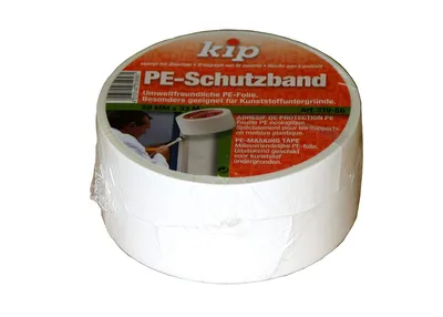 Produktbild von Kip - 319 PE-Schutzband, glatt, weiß, 33x50mm
