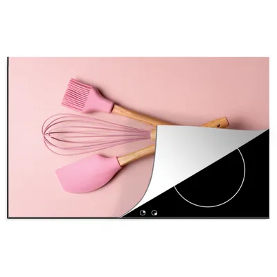 Obrázok produktu pre MuchoWow® Krycia doska sporáka - Indukčná ochrana - 81x52cm Pečenie - Indukčná ochrana - Indukčná podložka - Náčinie na pečenie - Drevo - Kuchyňa -