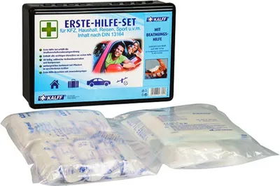 Produktbild von KALFF® KFZ-Verbandkasten PLUS – schwarz