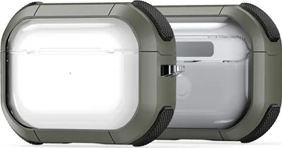 Produktbild von Mobigear Shockproof  Apple AirPods Pro 1 Hardcase Hülle - Grün