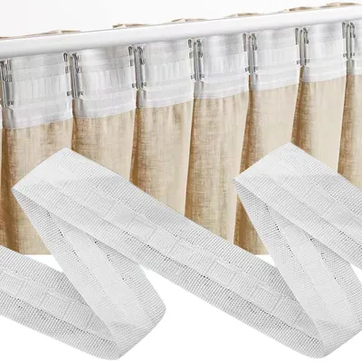 Produktbild von Kräuselband für Gardinen - Zum Aufnähen - 30 m x 2,5 cm