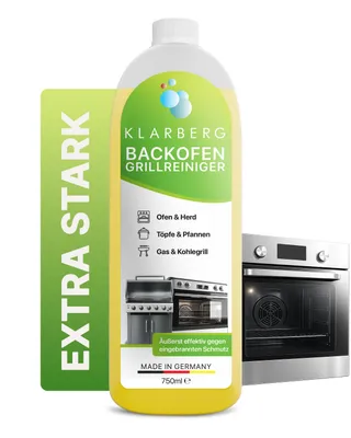 Produktbild von KLARBERG® Backofenreiniger (750ml) I Grillreiniger I Backofenreiniger extra stark I Grill Reiniger extra stark I Ofenreiniger Backofenreiniger